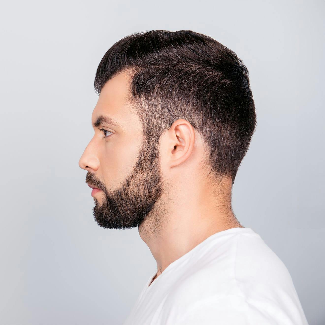 man's profile