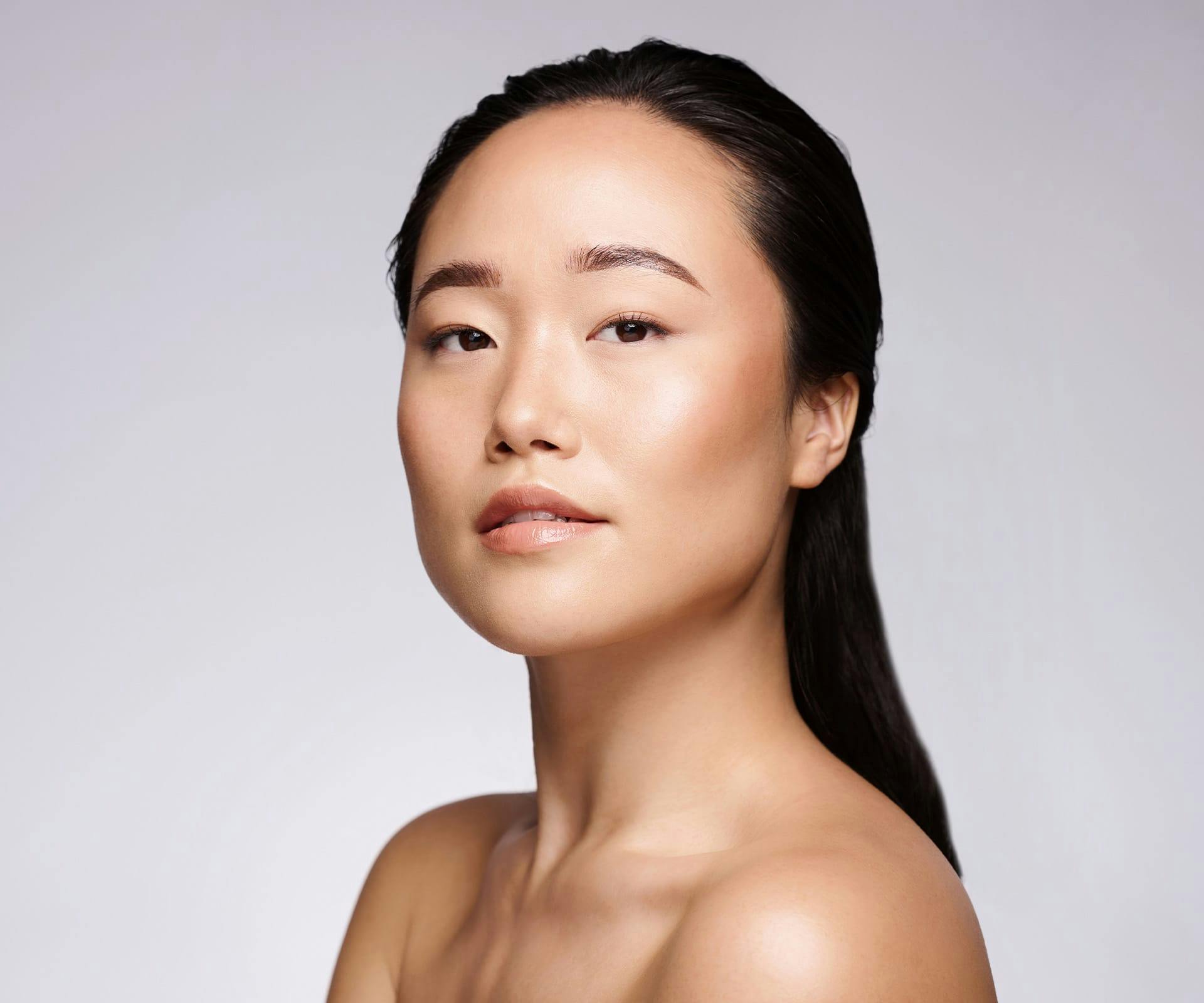 woman looking into the camera