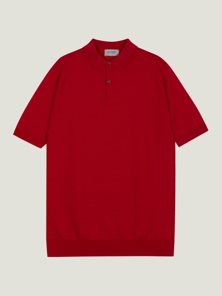 14.Singular - Extra Fine Merino Wool Polo Shirt | John Smedley