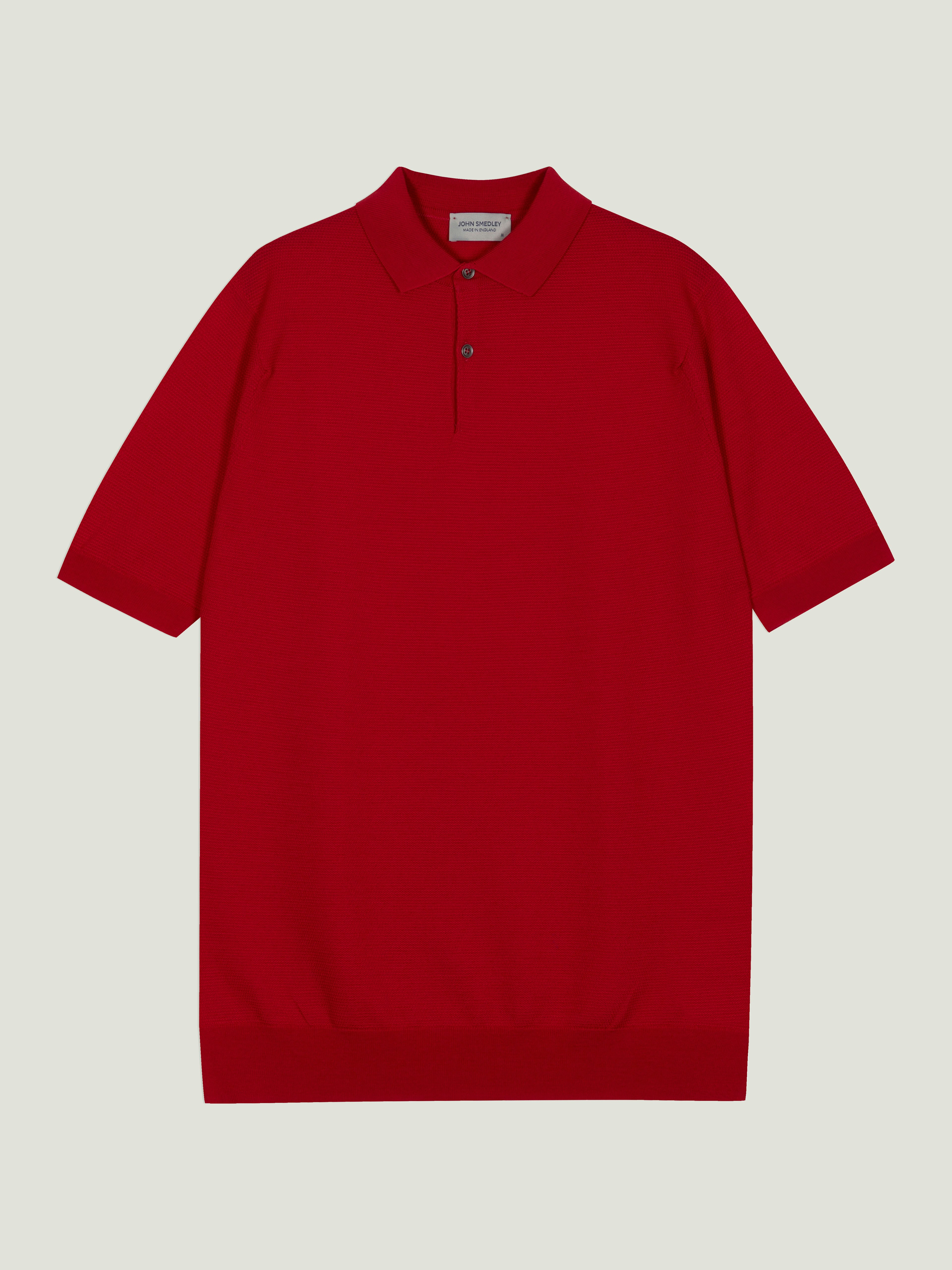 14.Singular - Extra Fine Merino Wool Polo Shirt | John Smedley
