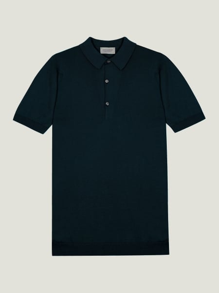 Adrian - John Smedley's Sea Island Cotton Polo Shirt | John Smedley