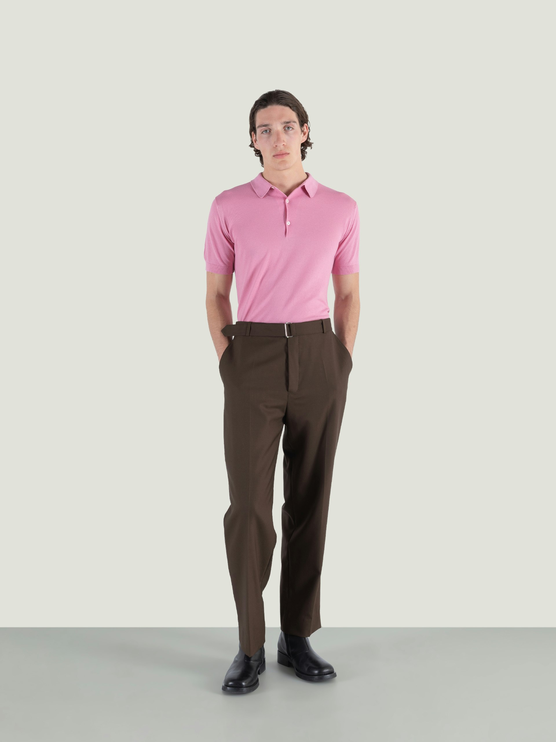 JOHN SMEDLEY グラスピンク ポロシャツ M Roth - John Smedley's Sea Island Cotton Polo Shirt | John Smedley