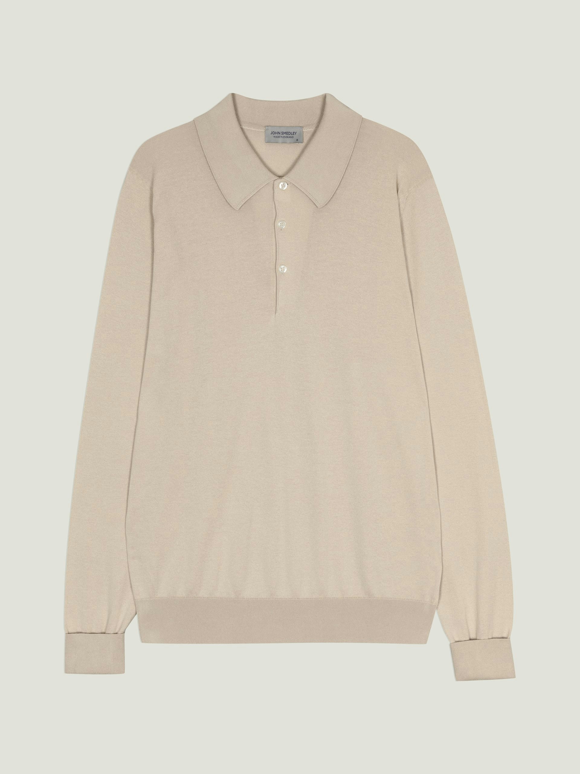 Finchley - John Smedley's Sea Island Cotton Polo Shirt | John Smedley