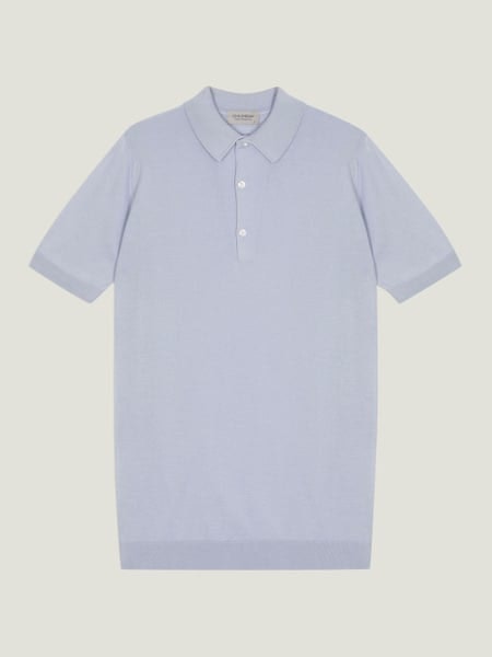 Adrian - John Smedley's Sea Island Cotton Polo Shirt | John Smedley