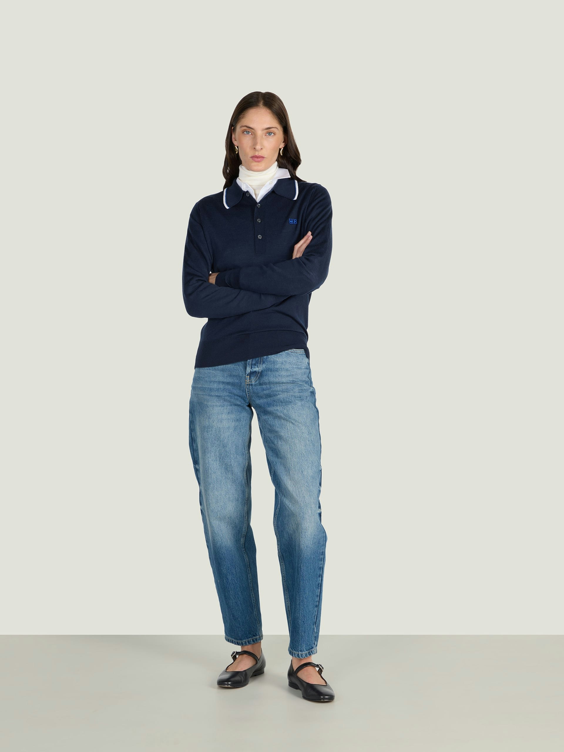 Henry Polo Shirt - Wales Bonner Collaboration | John Smedley UK