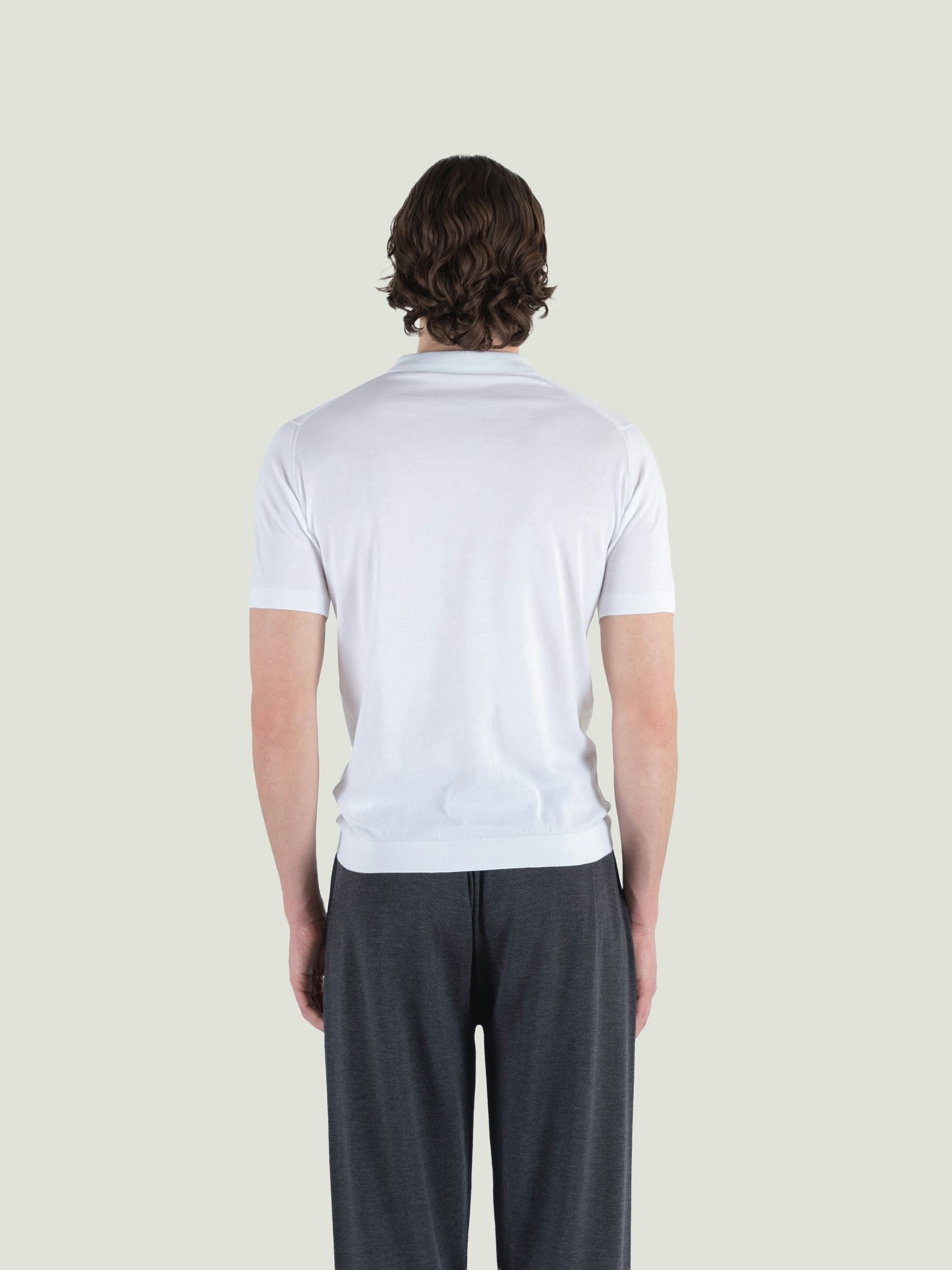 Adrian - John Smedley's Sea Island Cotton Polo Shirt | John Smedley