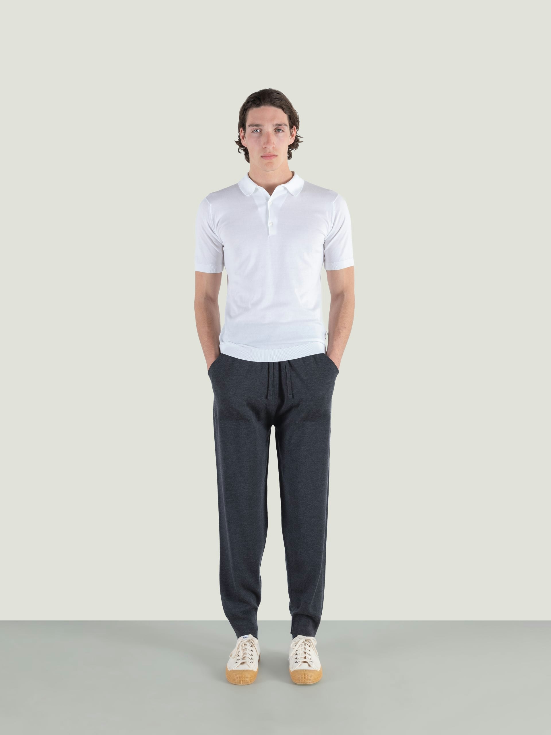 Adrian - John Smedley's Sea Island Cotton Polo Shirt | John Smedley