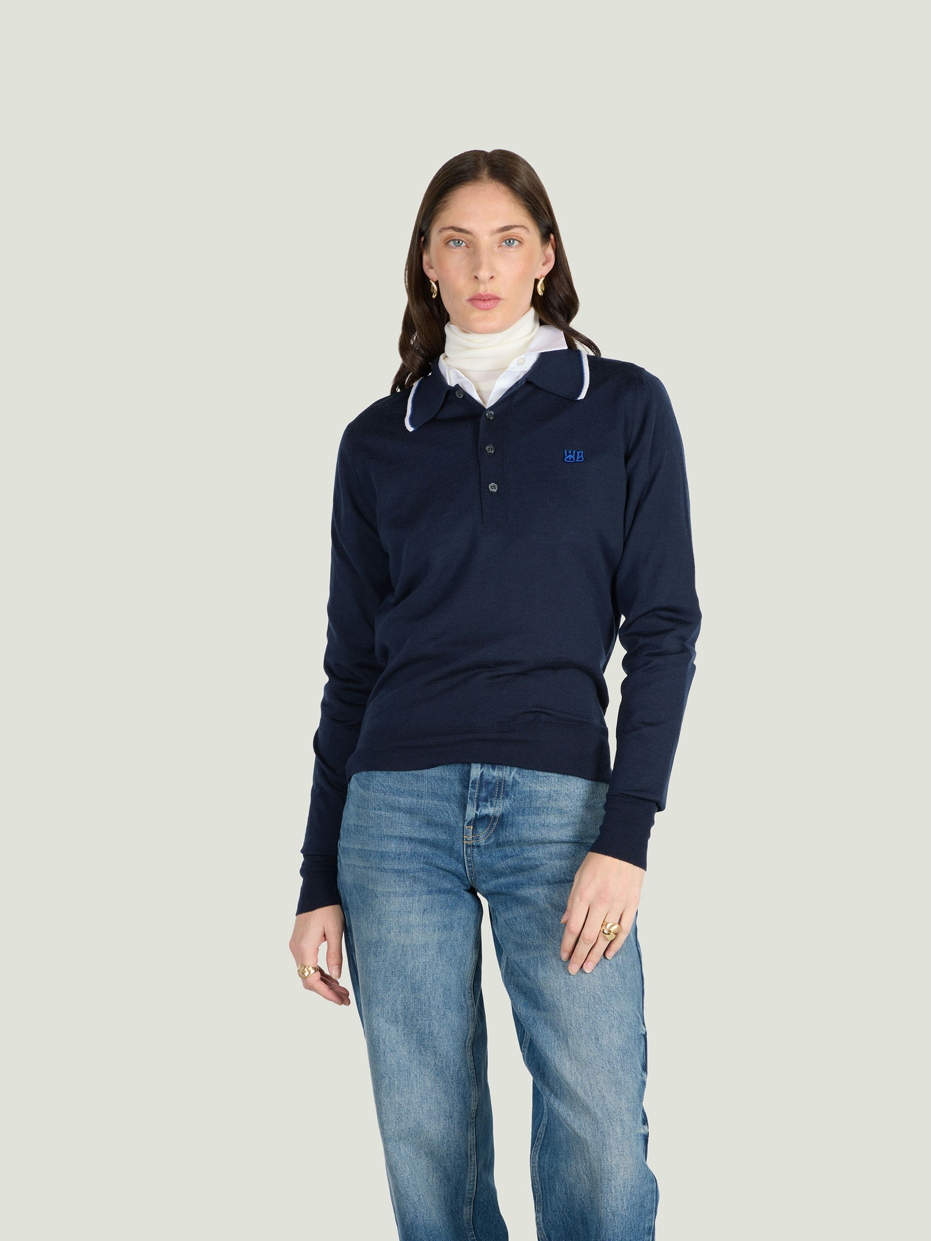 Henry Polo Shirt - Wales Bonner Collaboration | John Smedley UK