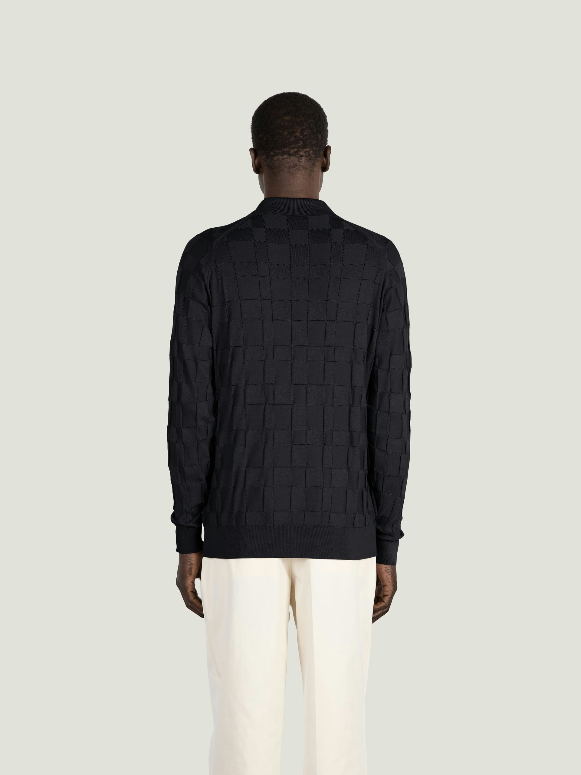 Grenock - Extra Fine Merino Wool Polo Shirt