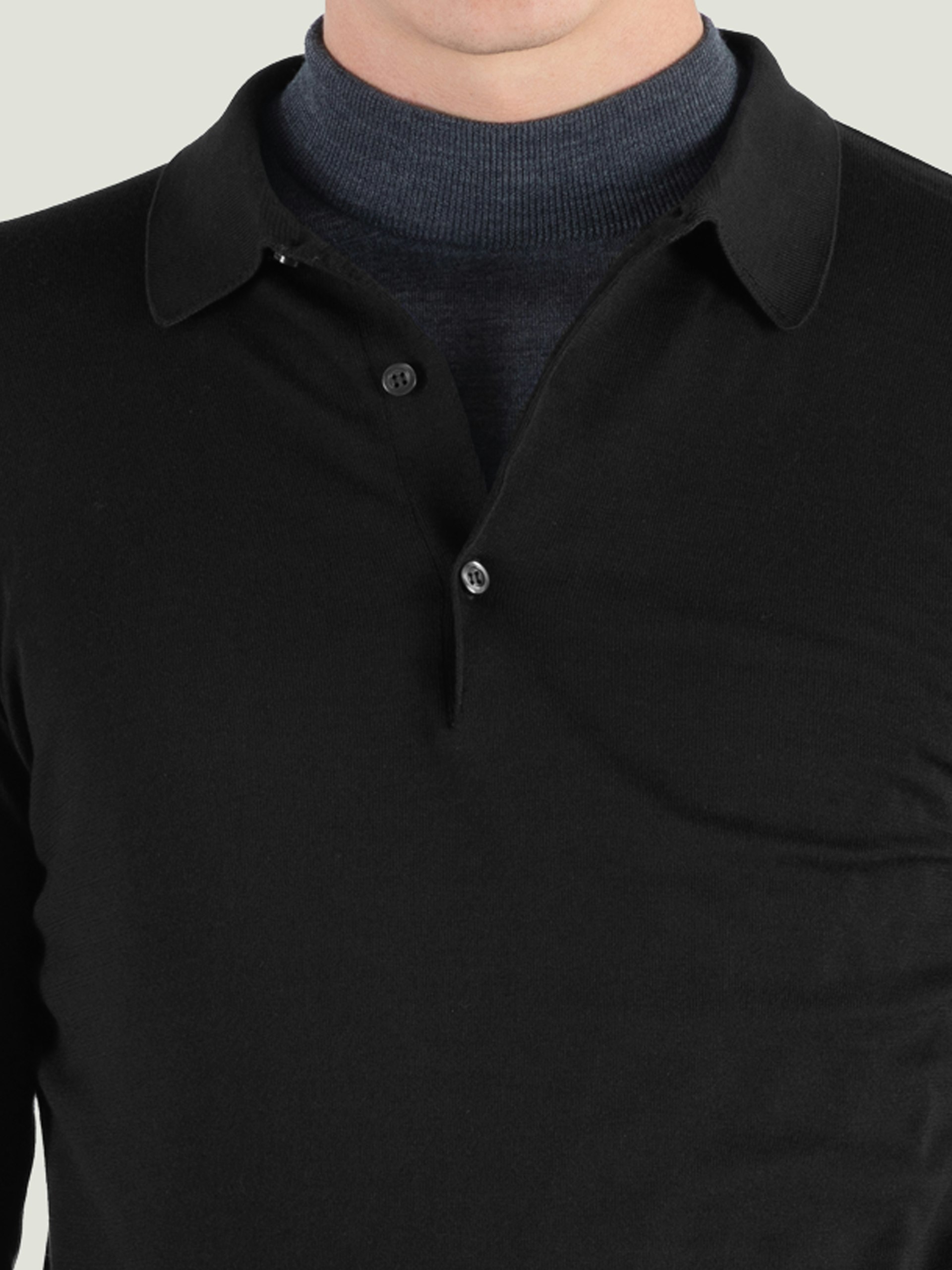 Bradwell - John Smedley's Sea Island Cotton Polo Shirt | John Smedley