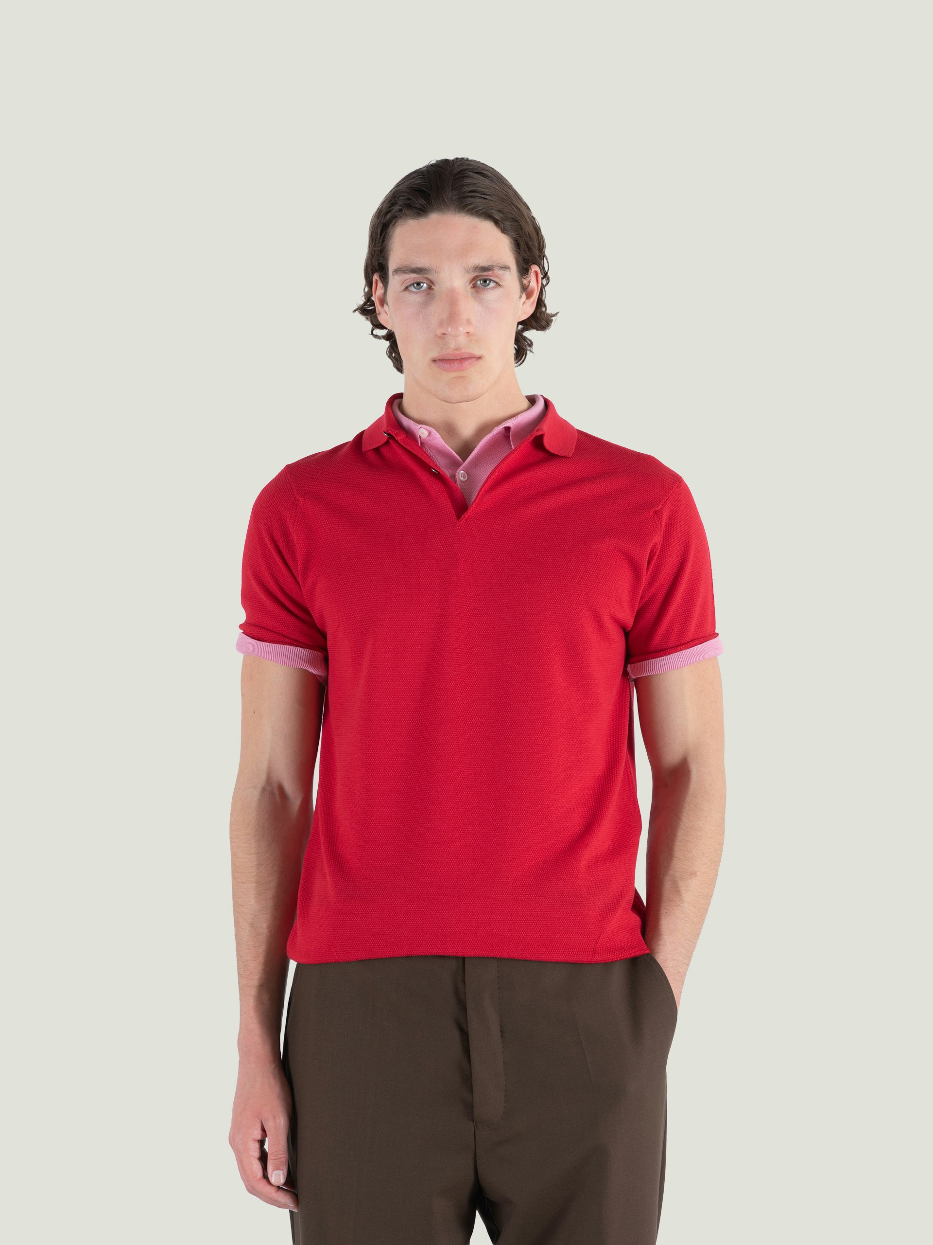 14.Singular - Extra Fine Merino Wool Polo Shirt | John Smedley