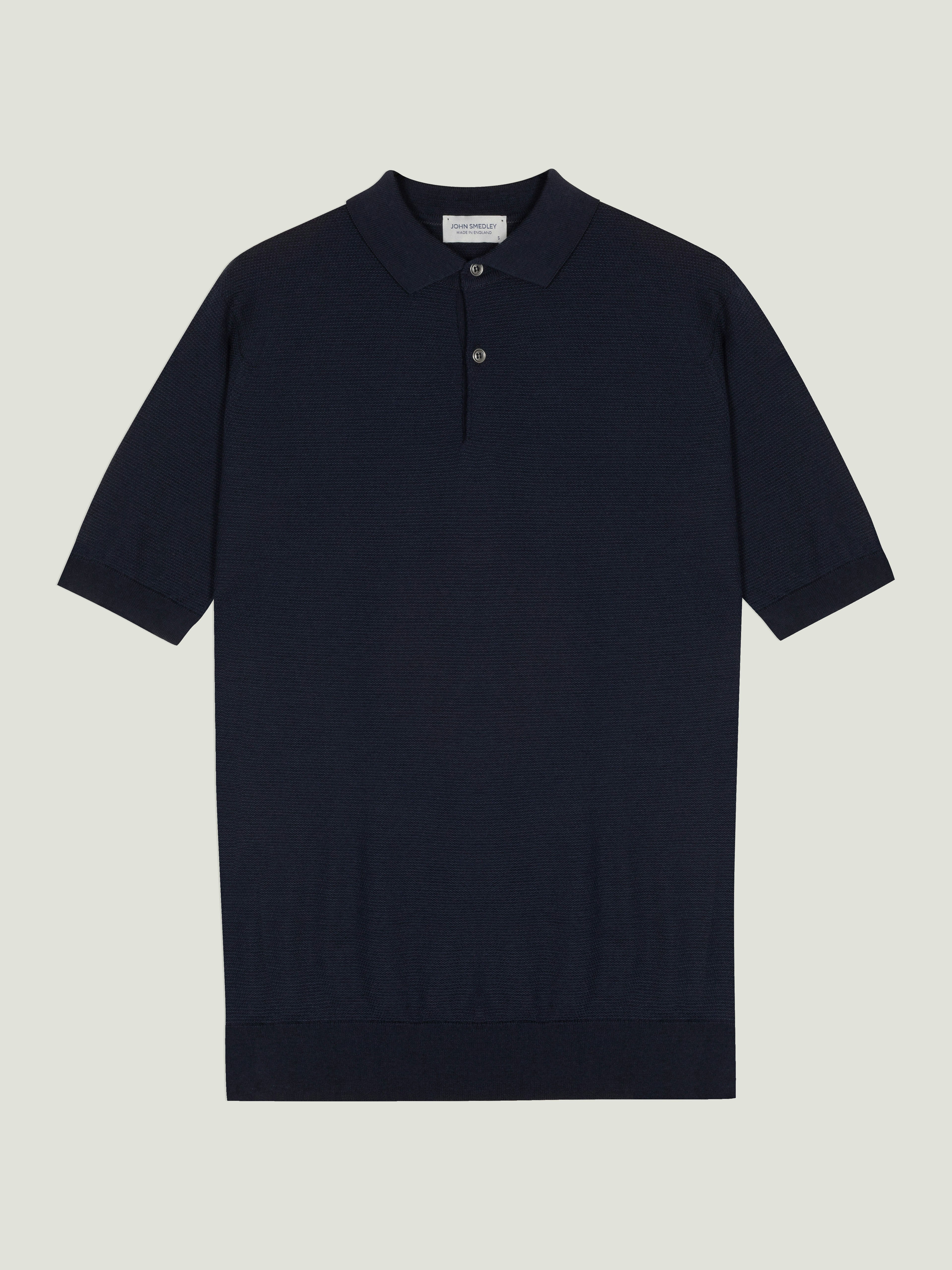 トップス JOHN SMEDLEY for UNITED ARROWS Knit Polo John Smedley Men's Noah Johnny Collar Sweater Polo | Nordstrom