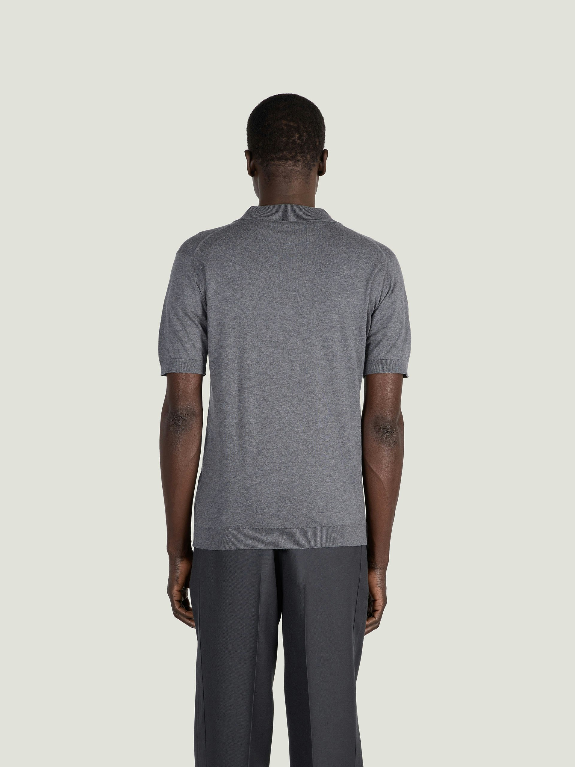 Adrian - John Smedley's Sea Island Cotton Polo Shirt | John Smedley