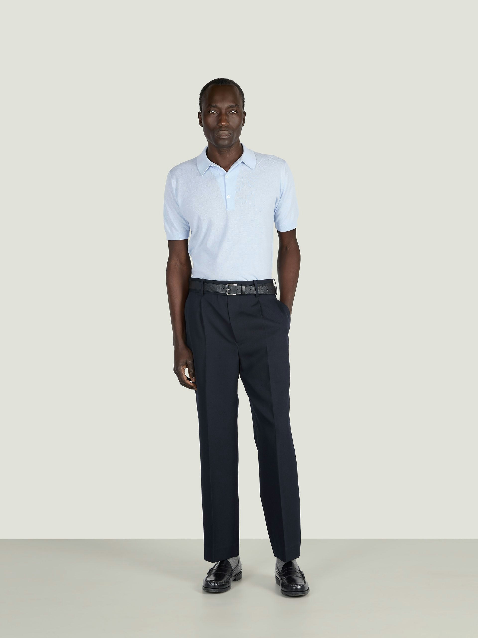 Roth - John Smedley's Sea Island Cotton Polo Shirt | John Smedley