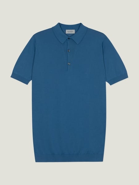 Adrian - John Smedley's Sea Island Cotton Polo Shirt | John Smedley