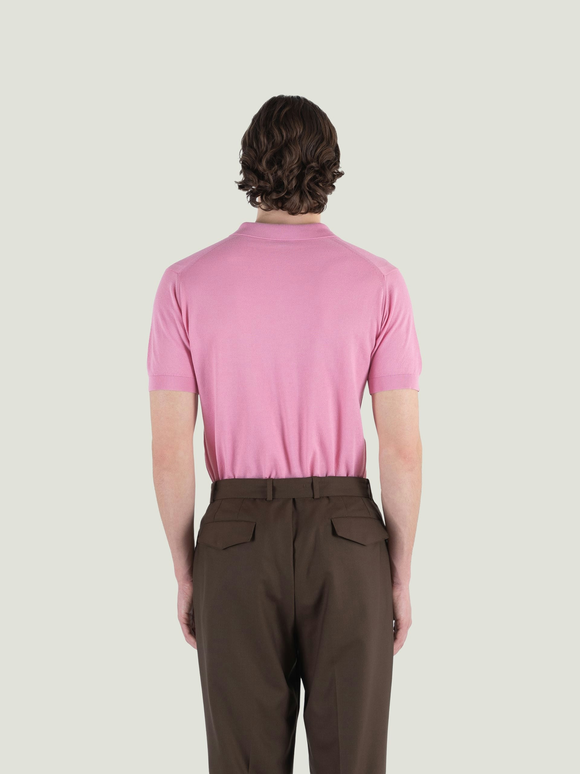JOHN SMEDLEY グラスピンク ポロシャツ M Roth - John Smedley's Sea Island Cotton Polo Shirt | John Smedley