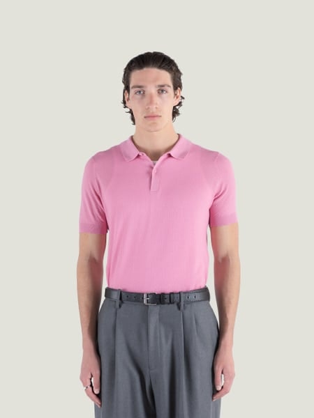 JOHN SMEDLEY SEA COTTON POLO エクリュ Calun - John Smedley's Sea Island Cotton Polo Shirt | John Smedley