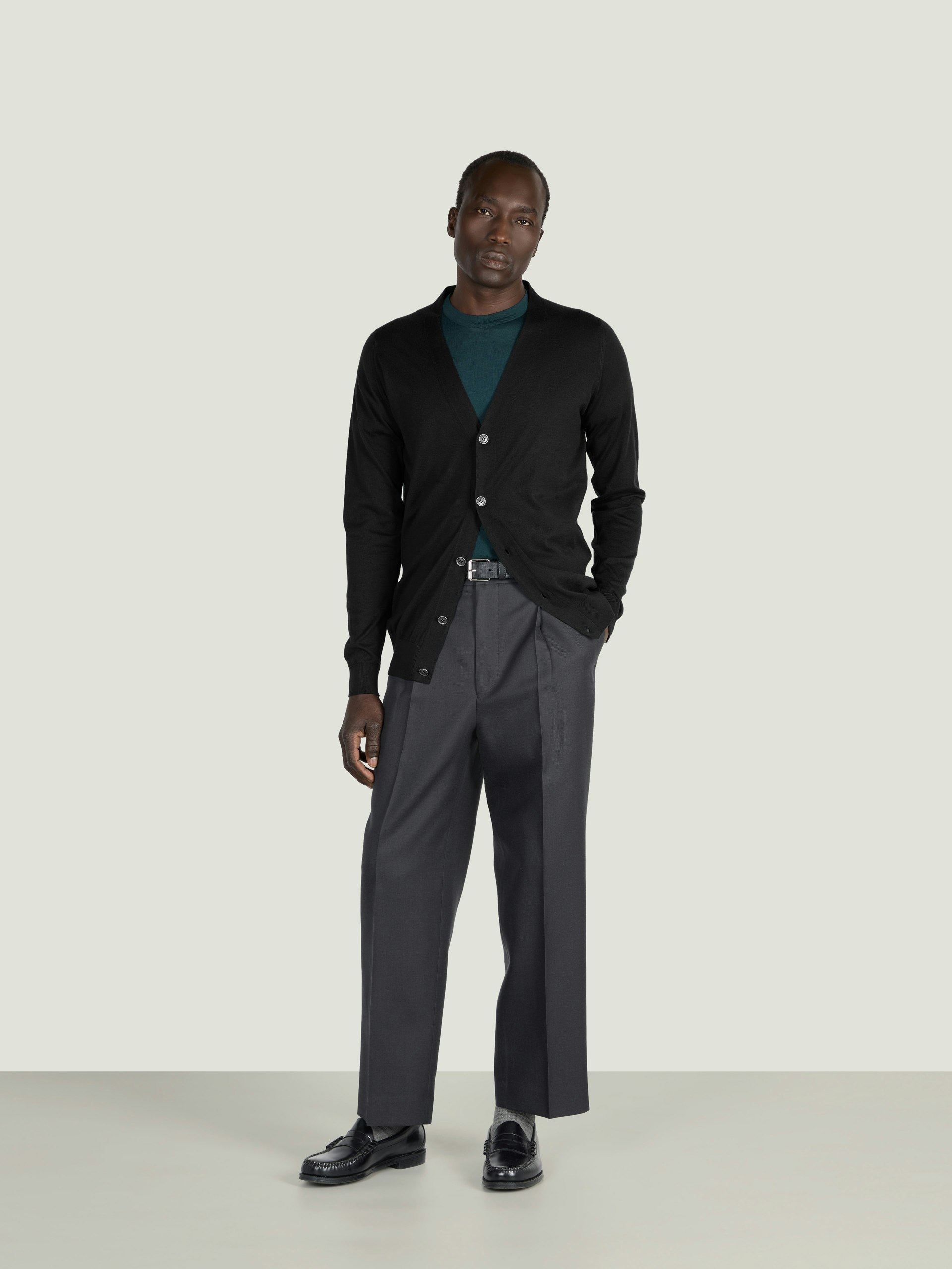 Bernard - John Smedley's Sea Island Cotton Cardigan | John Smedley
