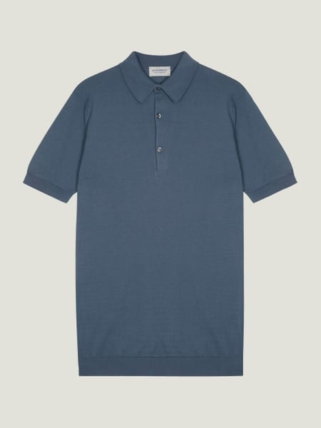 Adrian - John Smedley's Sea Island Cotton Polo Shirt | John Smedley