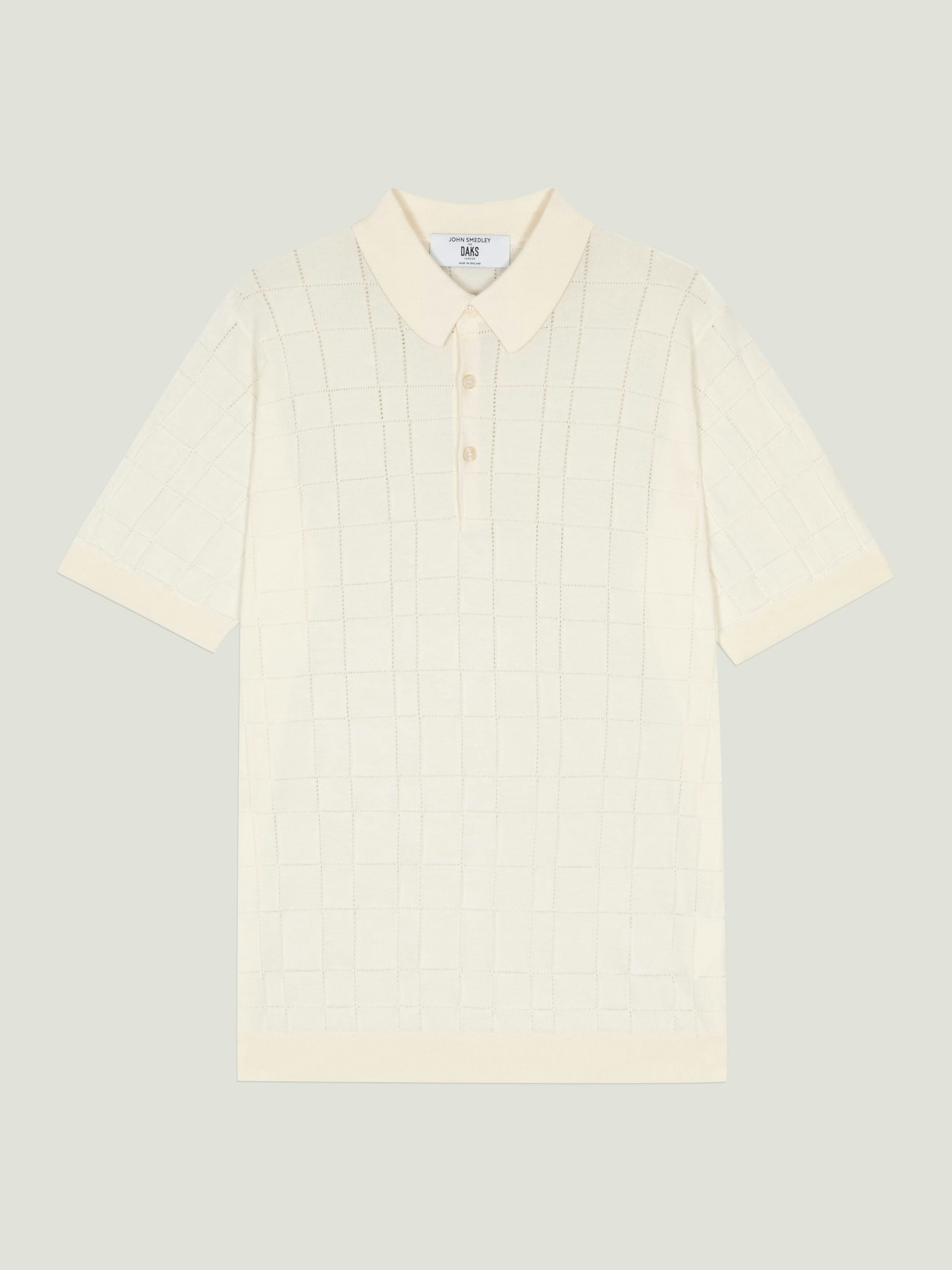 DAKS Housecheck Polo Shirt | John Smedley