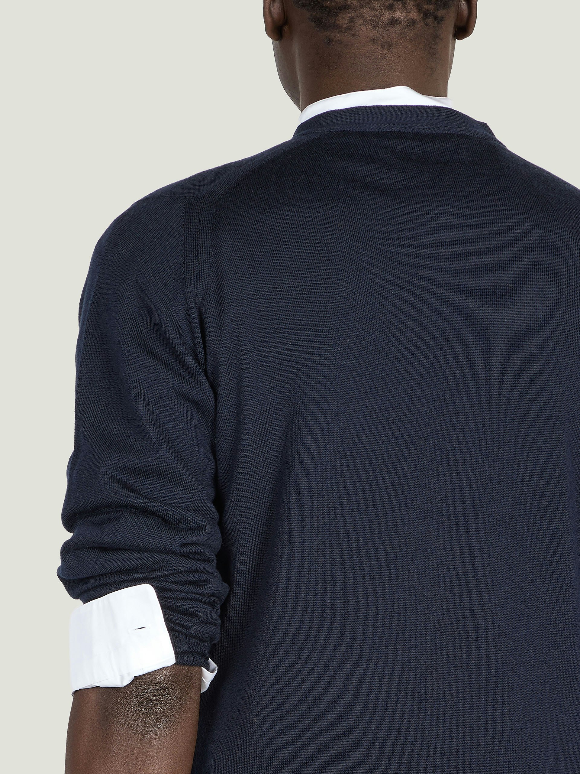 トップス JOHN SMEDLEY BURLEY STANDARD FIT 24G Burley - Extra Fine Merino Wool Cardigan | John Smedley