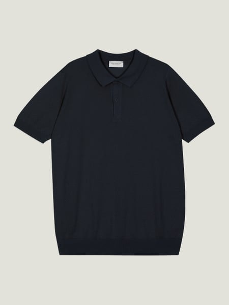 Calun - John Smedley's Sea Island Cotton Polo Shirt | John Smedley