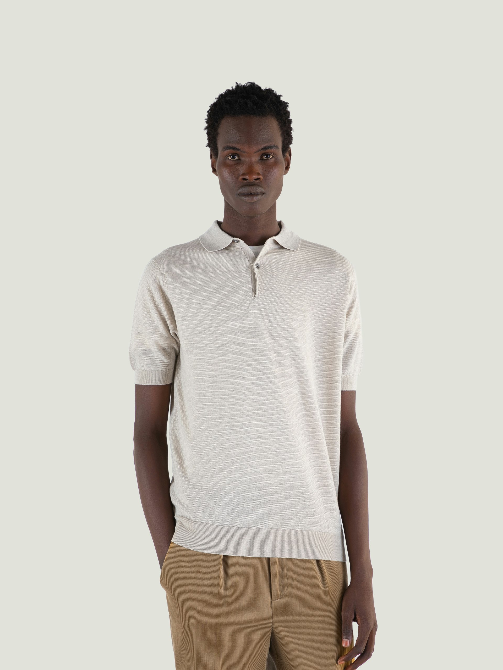 14.Singular - Extra Fine Merino Wool Polo Shirt | John Smedley