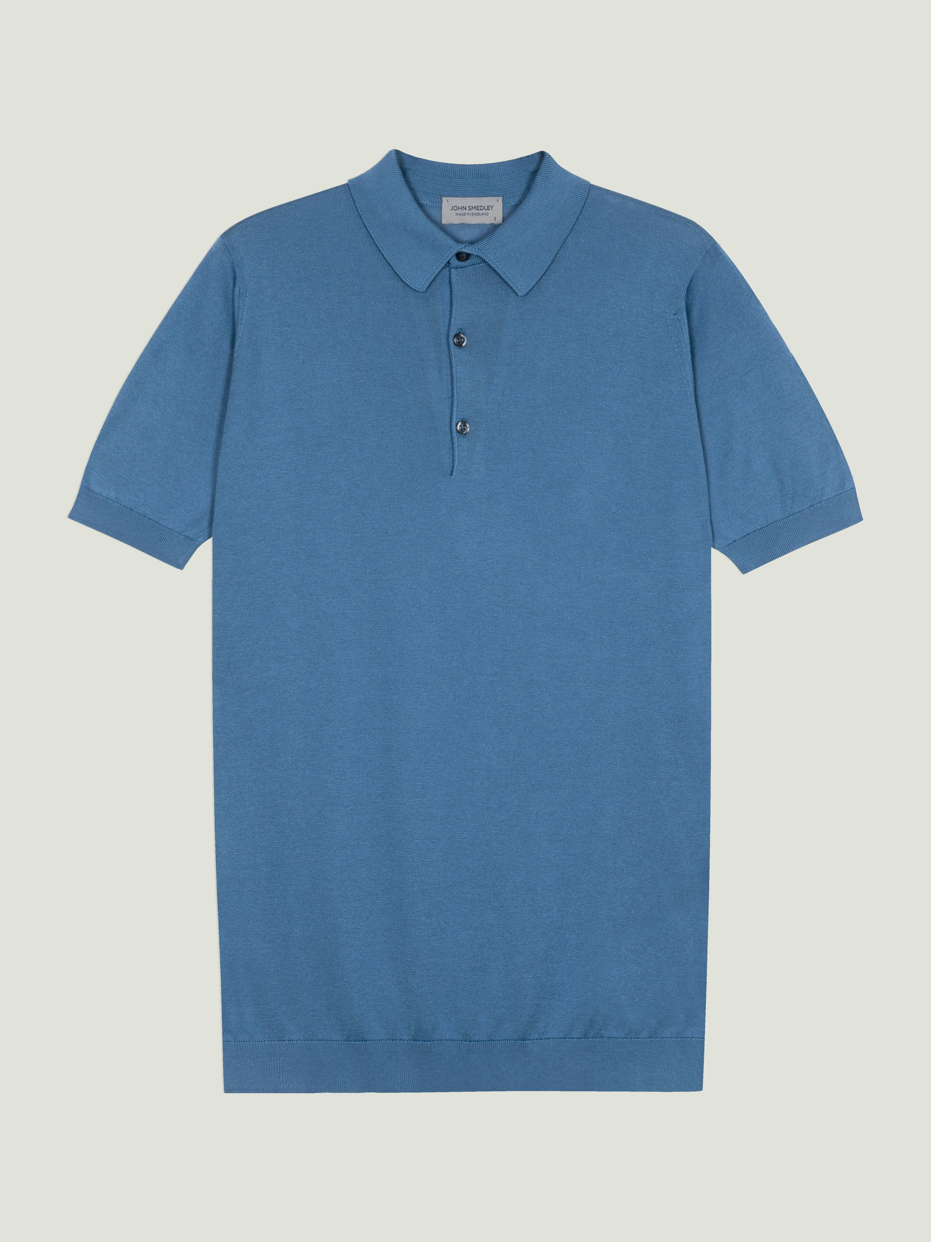 Adrian - John Smedley's Sea Island Cotton Polo Shirt | John Smedley
