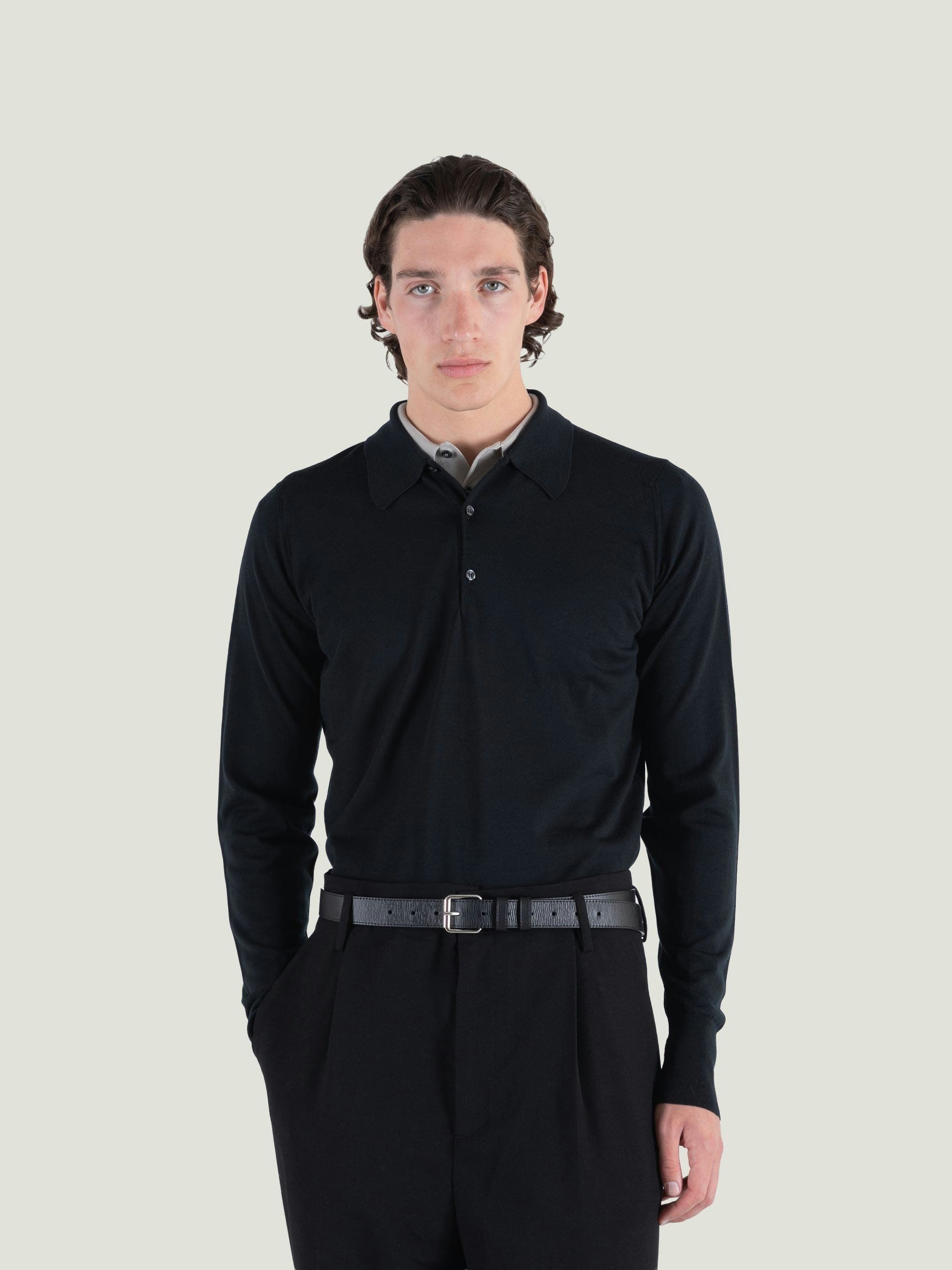 Dorset - Extra Fine Merino Wool Polo Shirt | John Smedley
