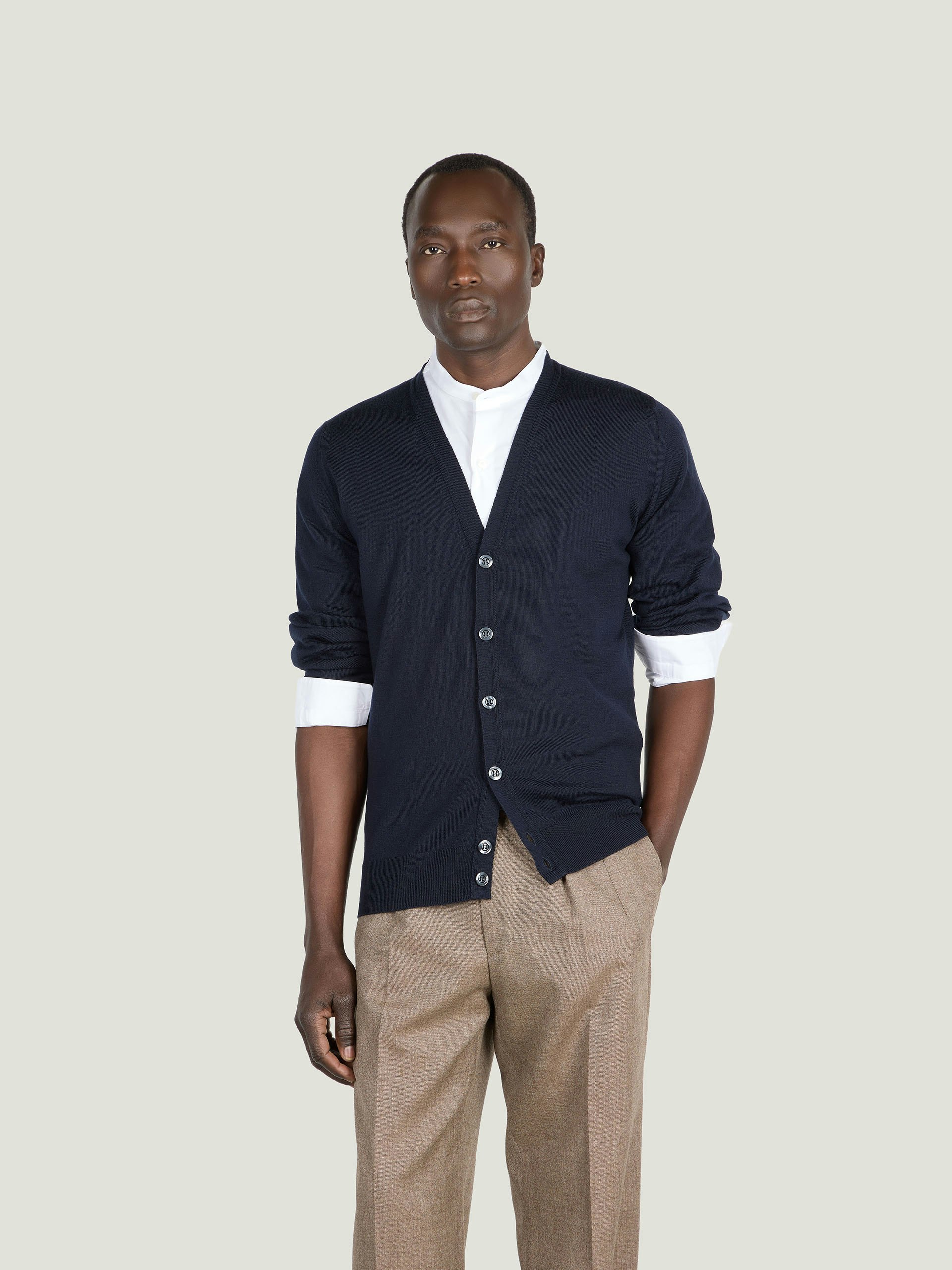 Men's Cardigans | Merino Wool & Cotton | John Smedley