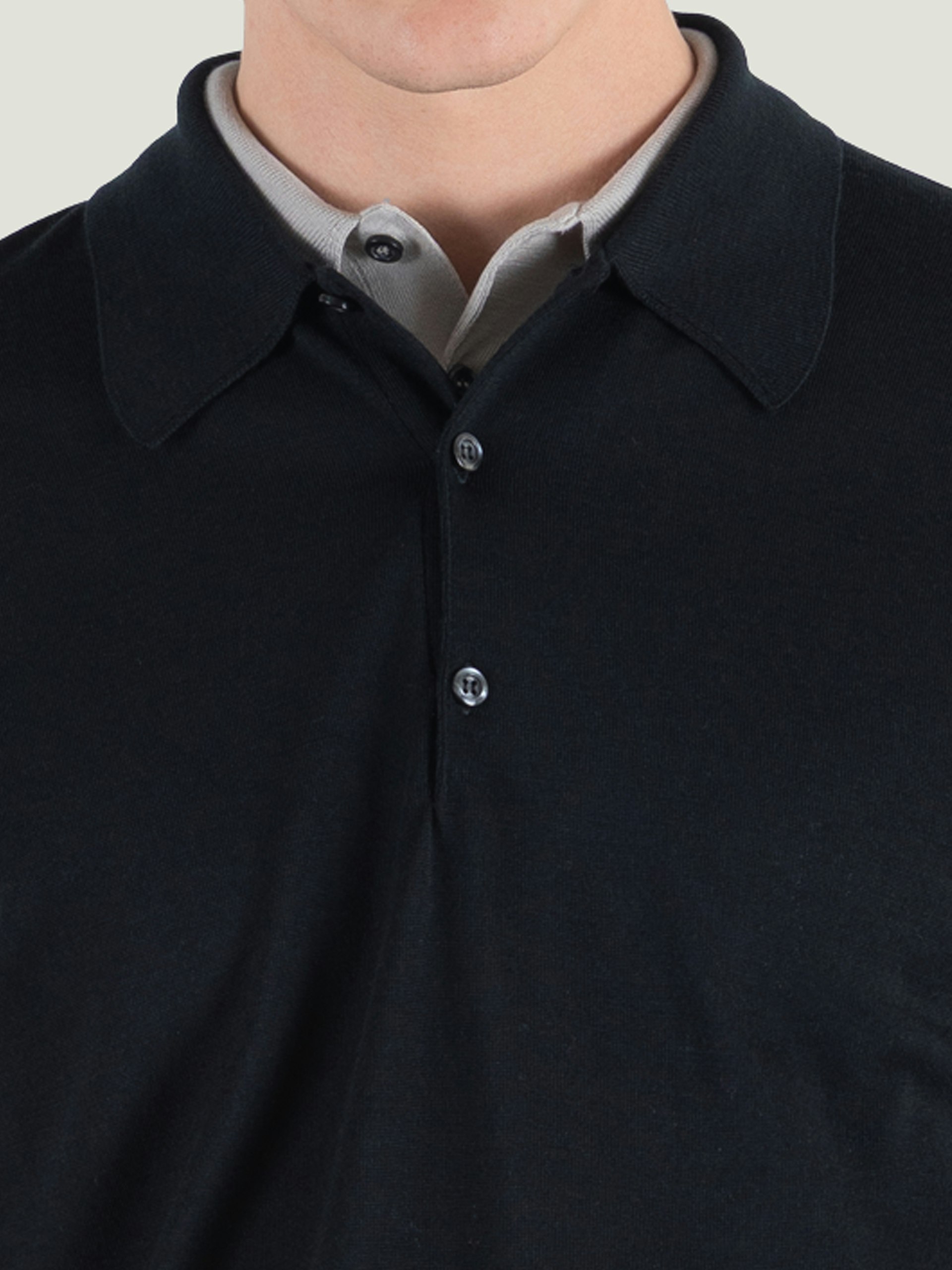 Dorset - Extra Fine Merino Wool Polo Shirt | John Smedley