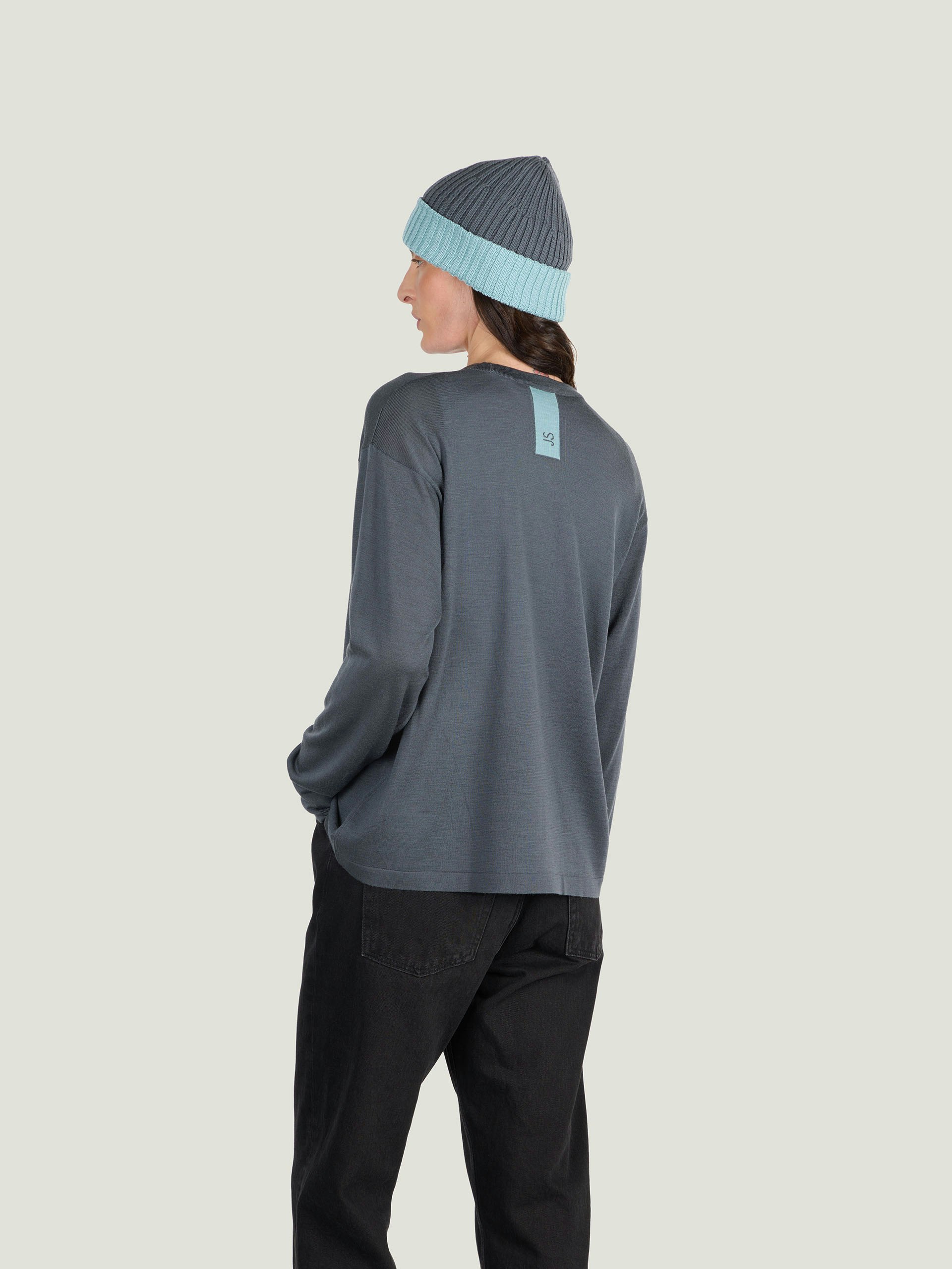 JS by John Smedley - Extra Fine Merino Wool Long Sleeve T-Shirt