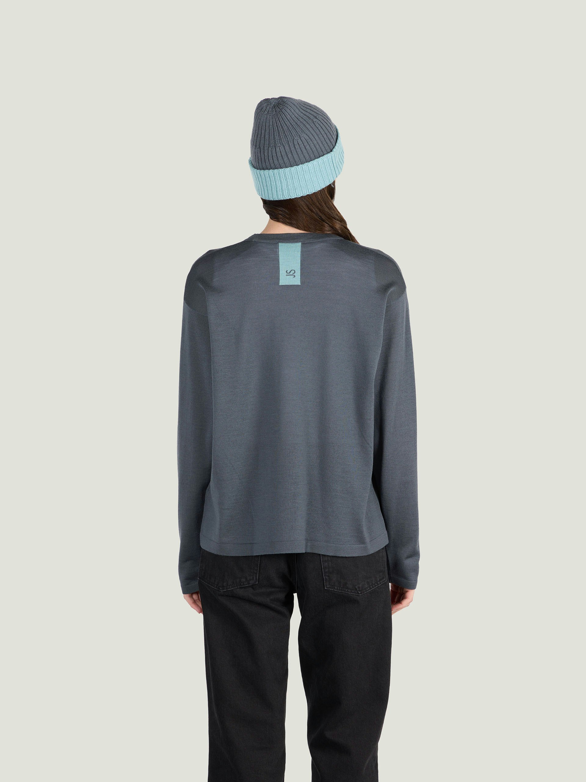 JS by John Smedley - Extra Fine Merino Wool Long Sleeve T-Shirt