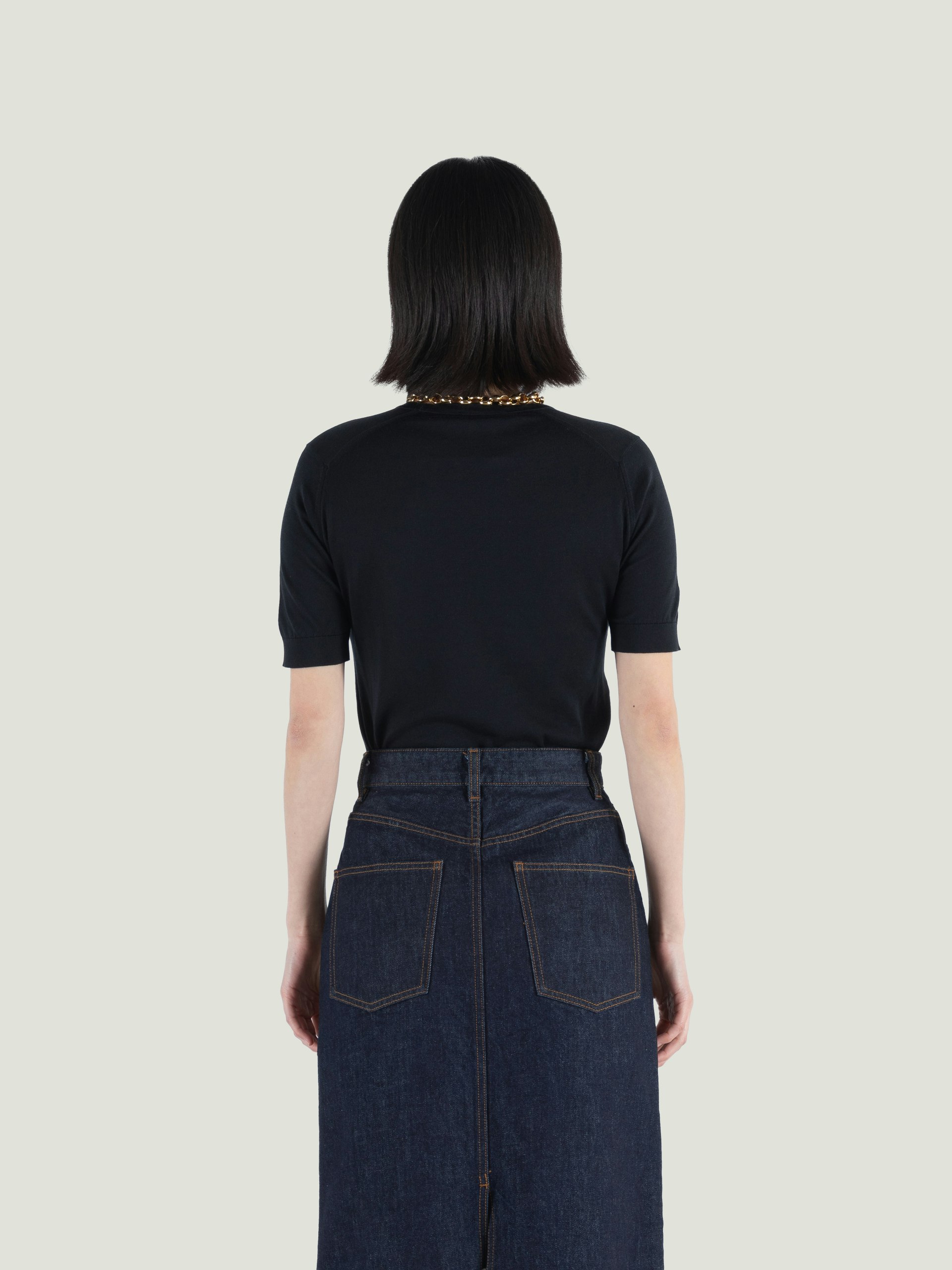 Nell - John Smedley's Sea Island Cotton T-Shirt | John Smedley