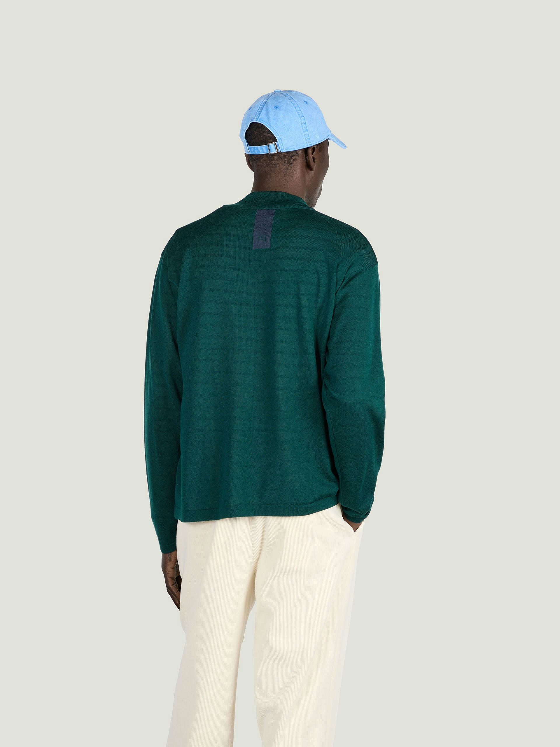 JS by John Smedley - Extra Fine Merino Wool Quarter Zip Jumper
