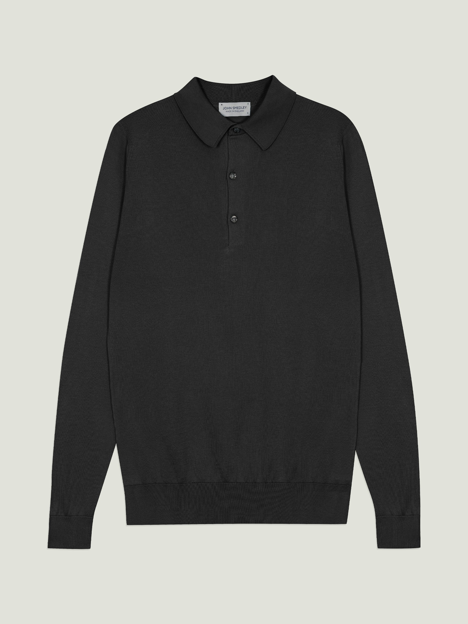 14.Singular - Extra Fine Merino Wool Polo Shirt | John Smedley