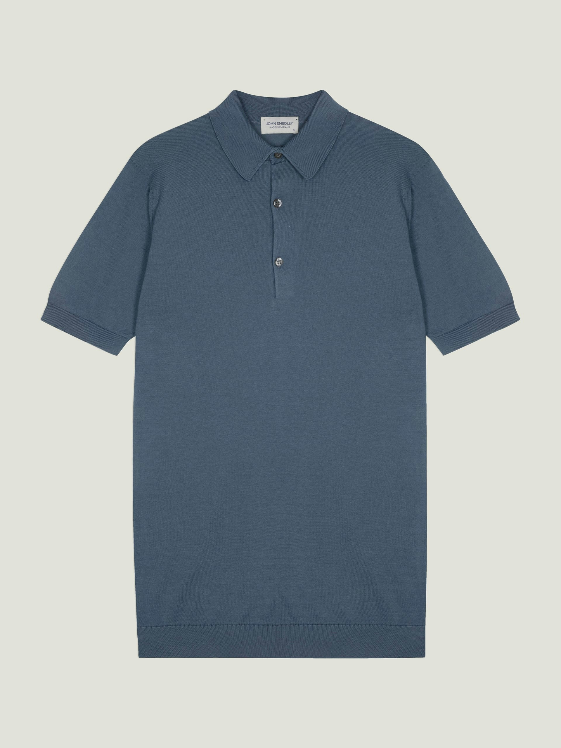 Adrian - John Smedley's Sea Island Cotton Polo Shirt | John Smedley