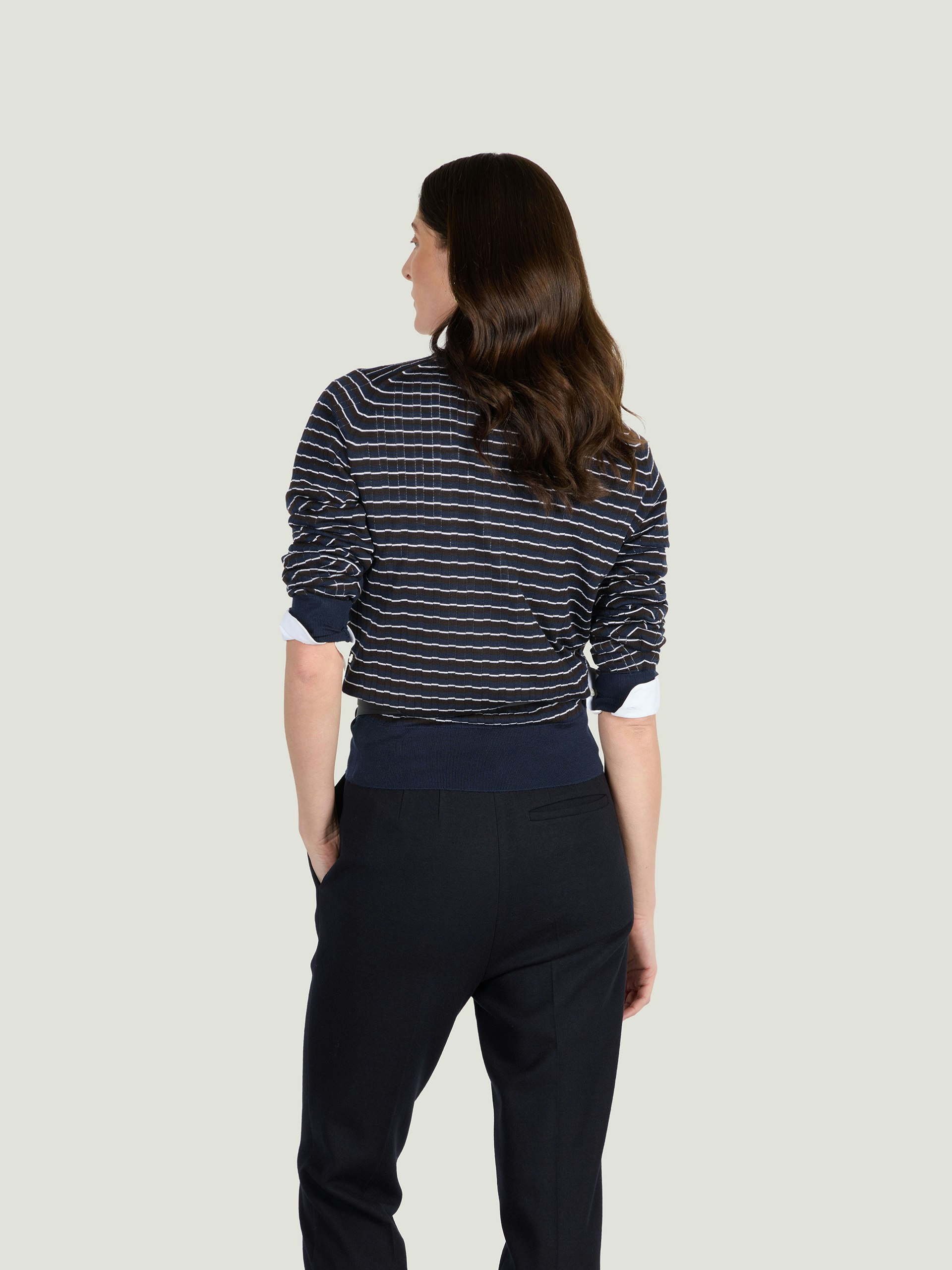 John Smedley x Wales Bonner S4883 – Men's Merino Stripe Sweater