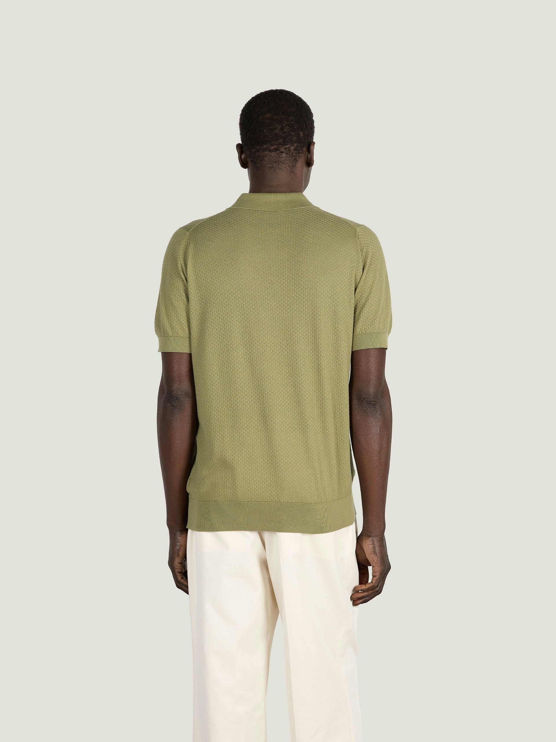 Calun - John Smedley's Sea Island Cotton Polo Shirt | John Smedley
