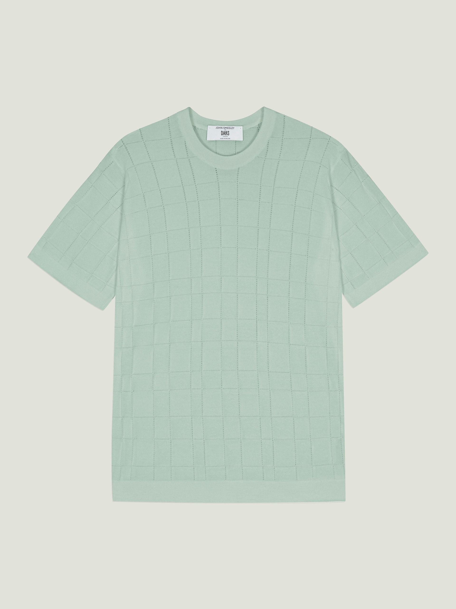 DAKS Housecheck T-Shirt | John Smedley DAKS Housecheck T-Shirt | John Smedley