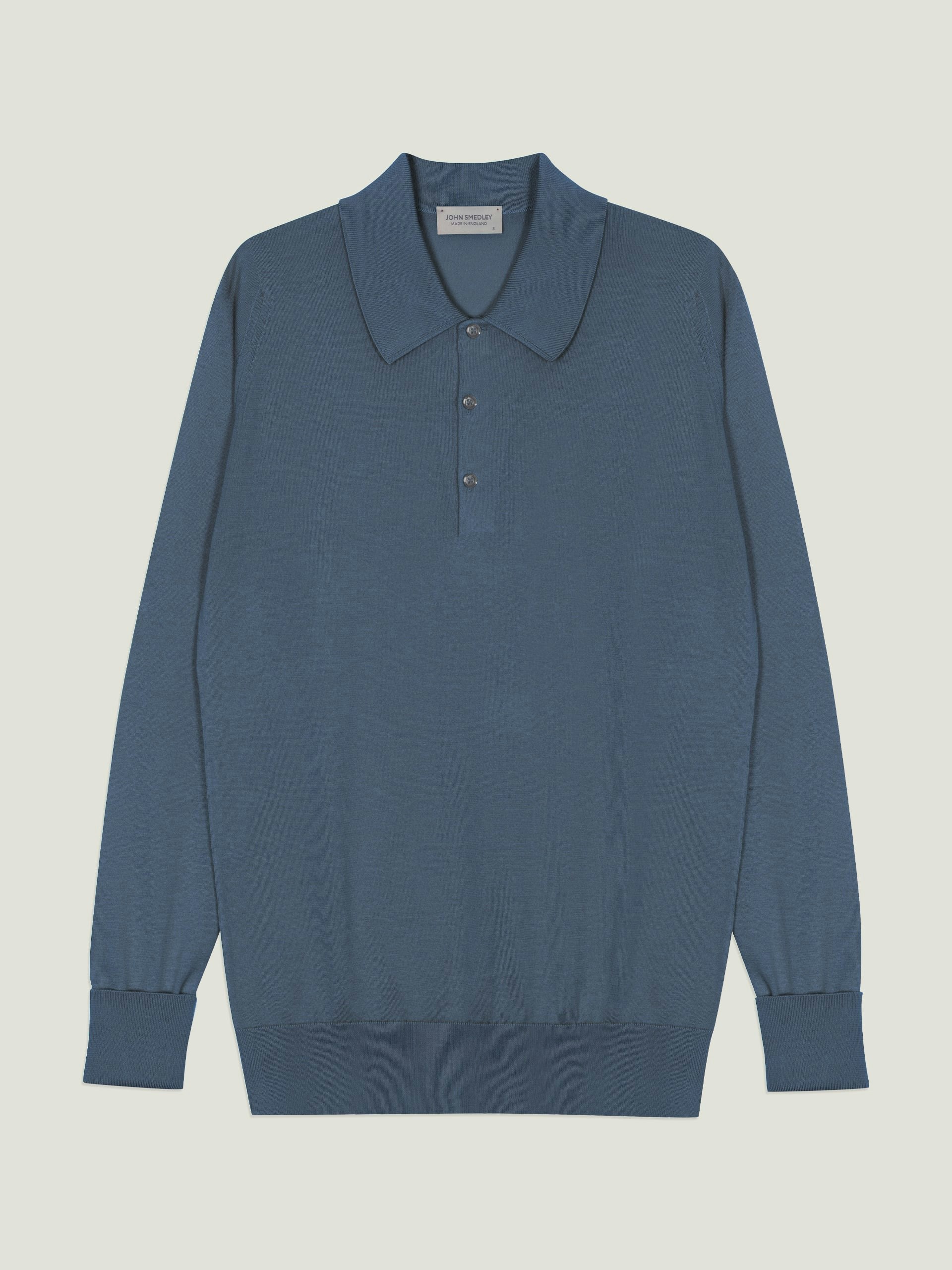 Finchley - John Smedley's Sea Island Cotton Polo Shirt | John Smedley