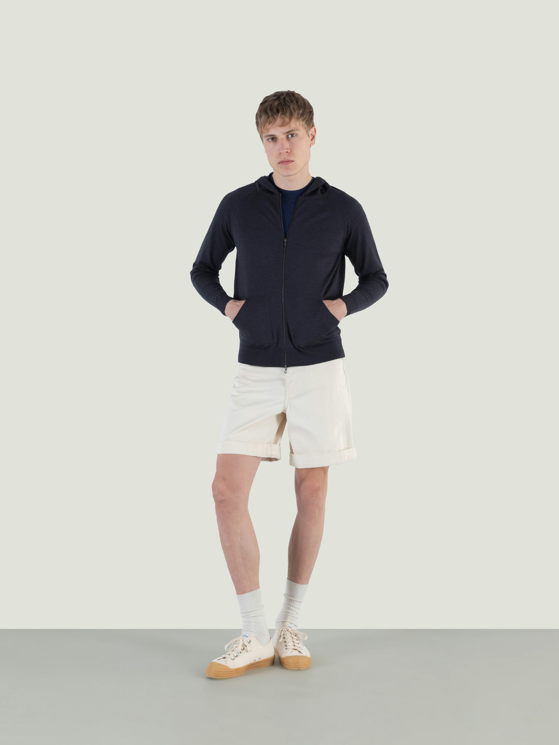 Carty - Extra Fine Merino Wool Hoody | John Smedley