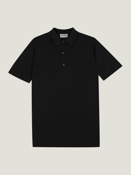Mycroft - John Smedley's Sea Island Cotton Polo Shirt | John Smedley
