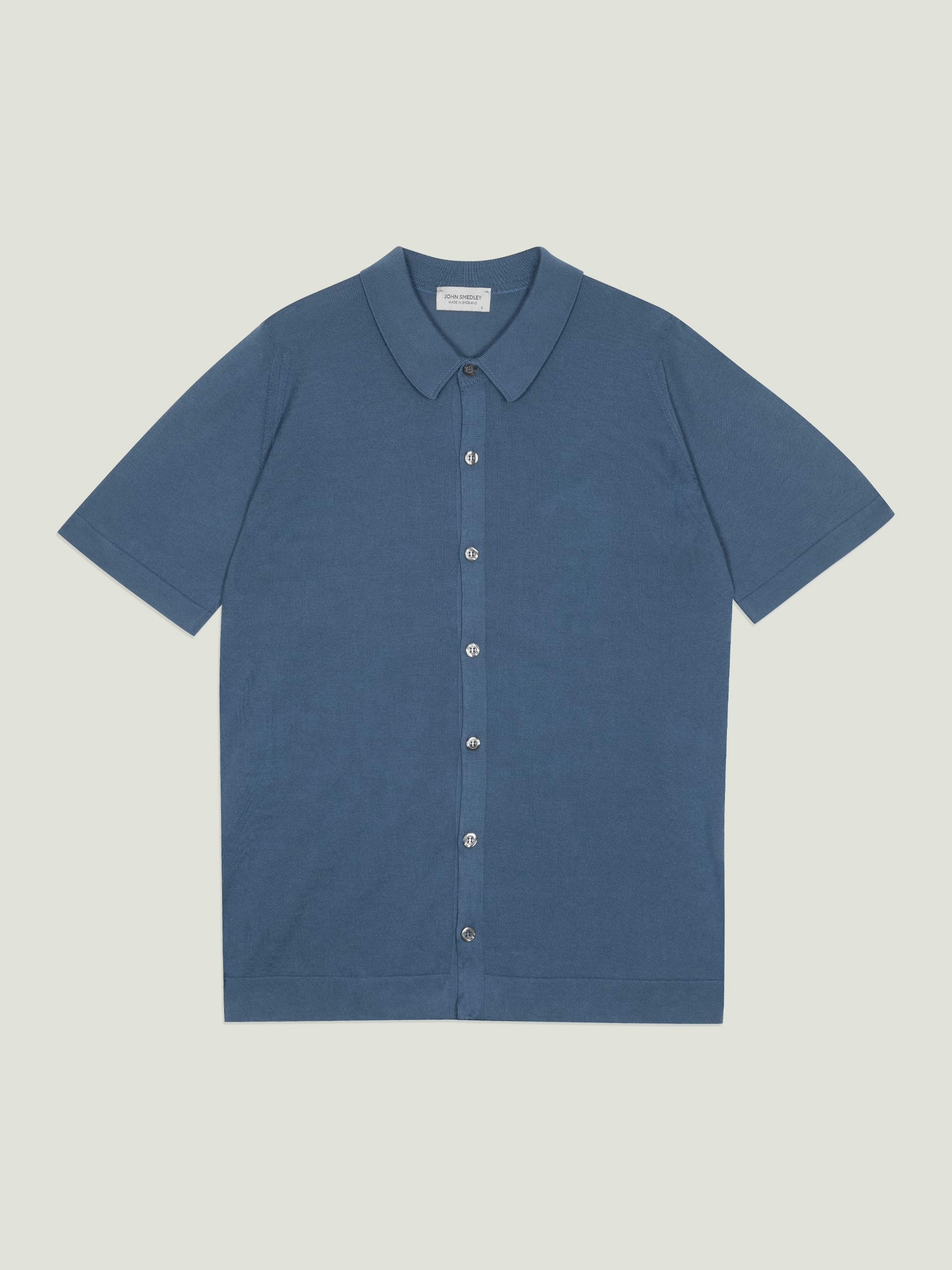 Williams - John Smedley's Anglo Indian Gauze Polo Shirt | John Smedley