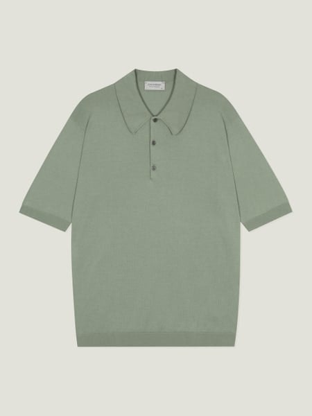 Oakman - John Smedley's Sea Island Cotton Polo Shirt | John Smedley