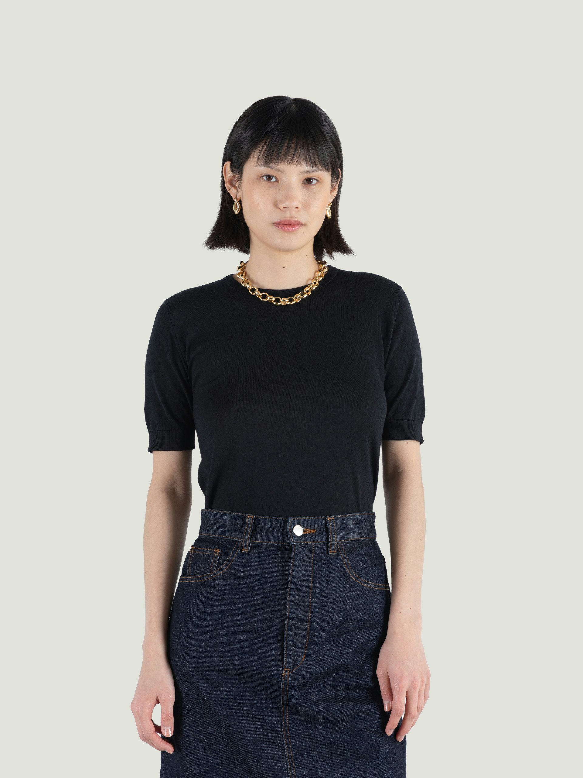 Nell - John Smedley's Sea Island Cotton T-Shirt | John Smedley