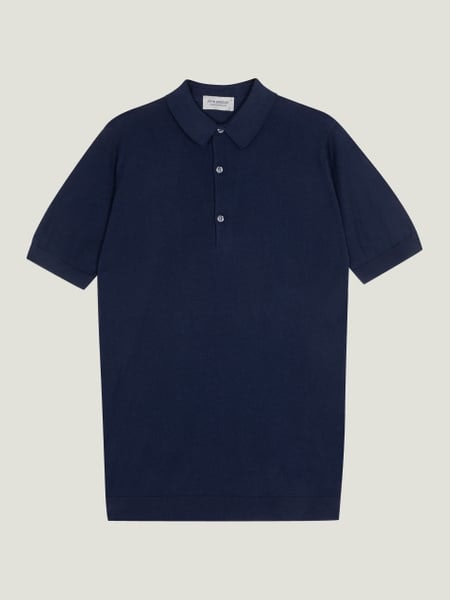 Adrian - John Smedley's Sea Island Cotton Polo Shirt | John Smedley