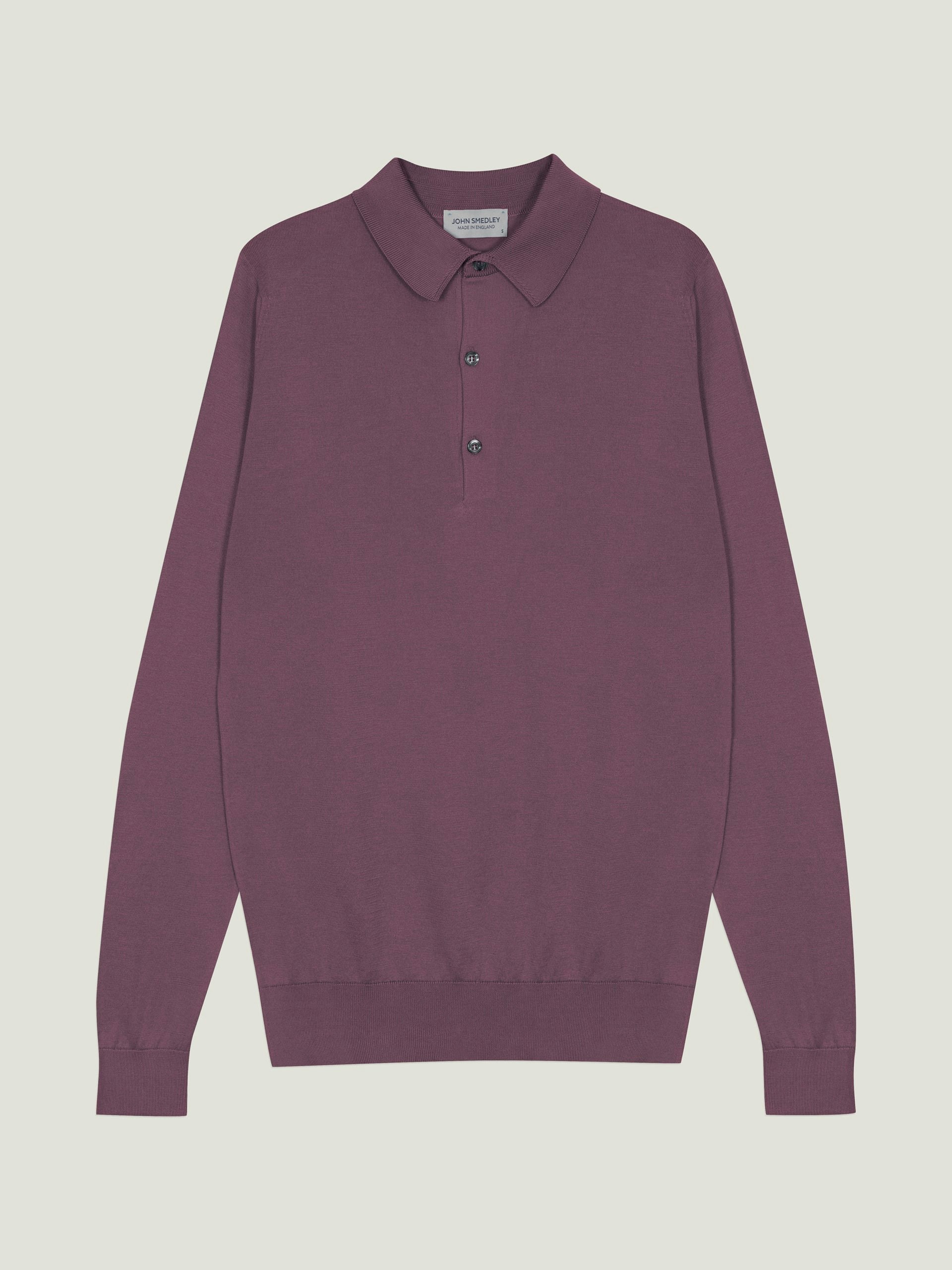 Bradwell - John Smedley's Sea Island Cotton Polo Shirt | John Smedley