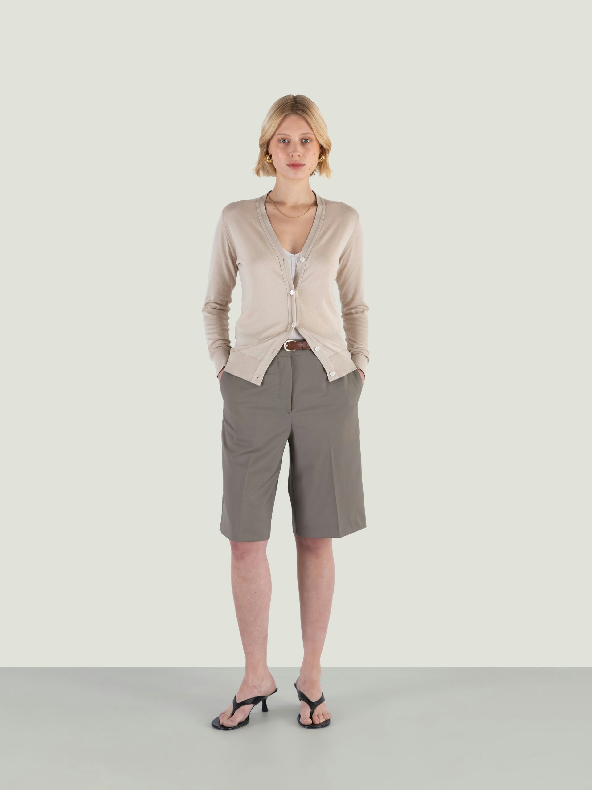 Yasmin - John Smedley's Sea Island Cotton Cardigan | John Smedley