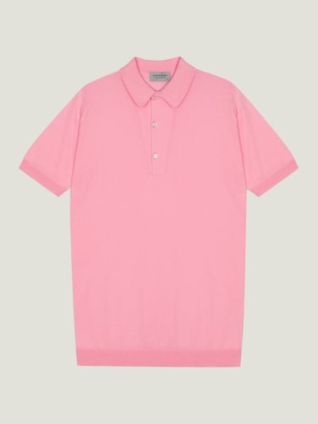 Adrian - John Smedley's Sea Island Cotton Polo Shirt | John Smedley